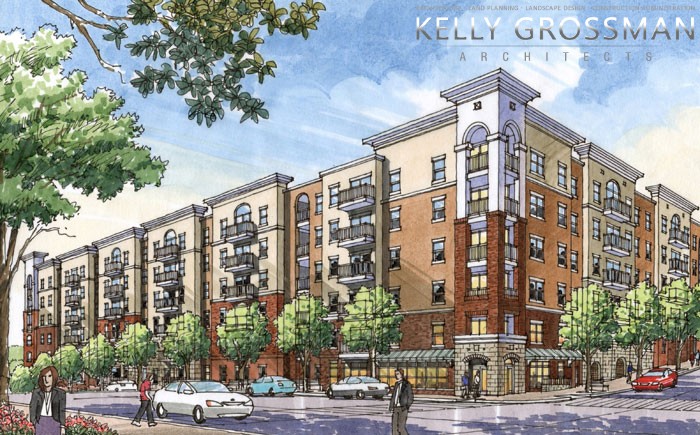 Rendering of Multifamily MEP Engineering development - Austin Texas