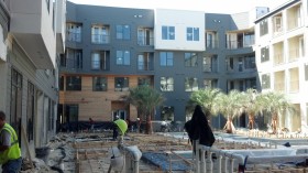 Austin Multifamily New Construction - Pool and Courtyard